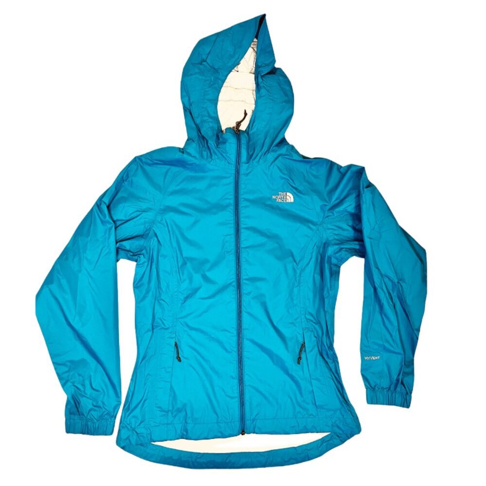 Blue The North Face Rain Jacket Size Small